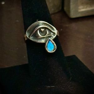 Bloodmilk Labradorite small Mourning Eye size 8.